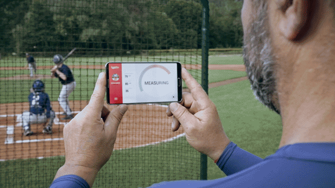Scoutee baseball radar measures pitch speed with your smartphone