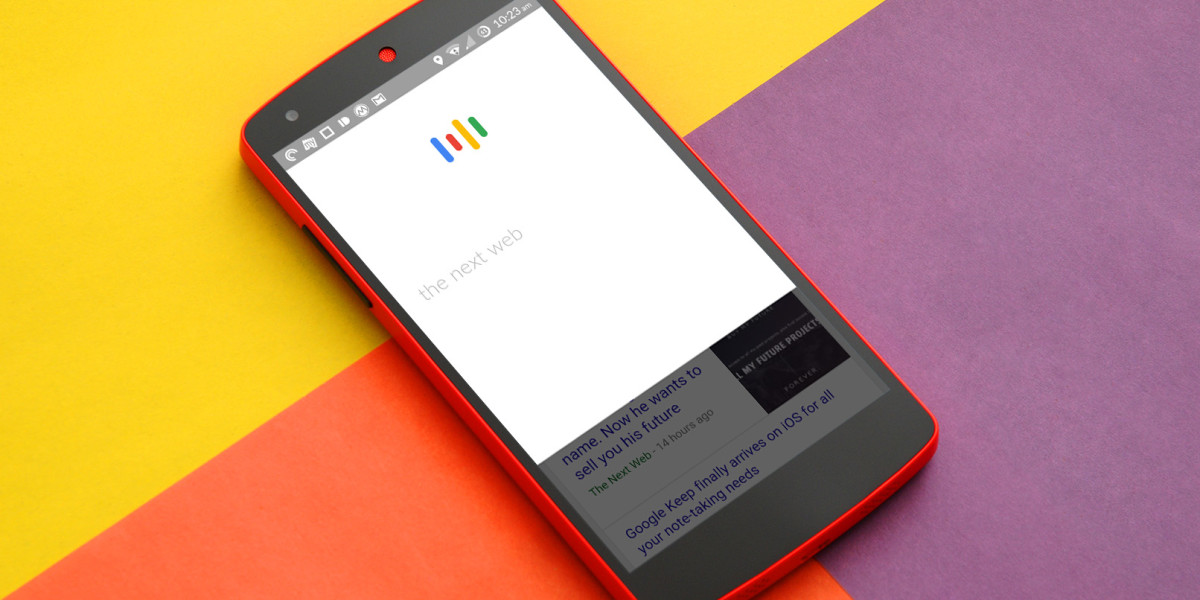 Google voice search is now faster and more accurate on Android and iOS, even in noisy environments