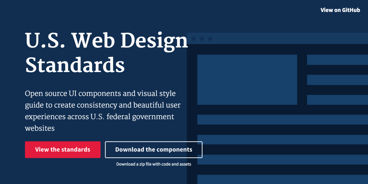 US government releases new design standards so its websites can stop being ugly
