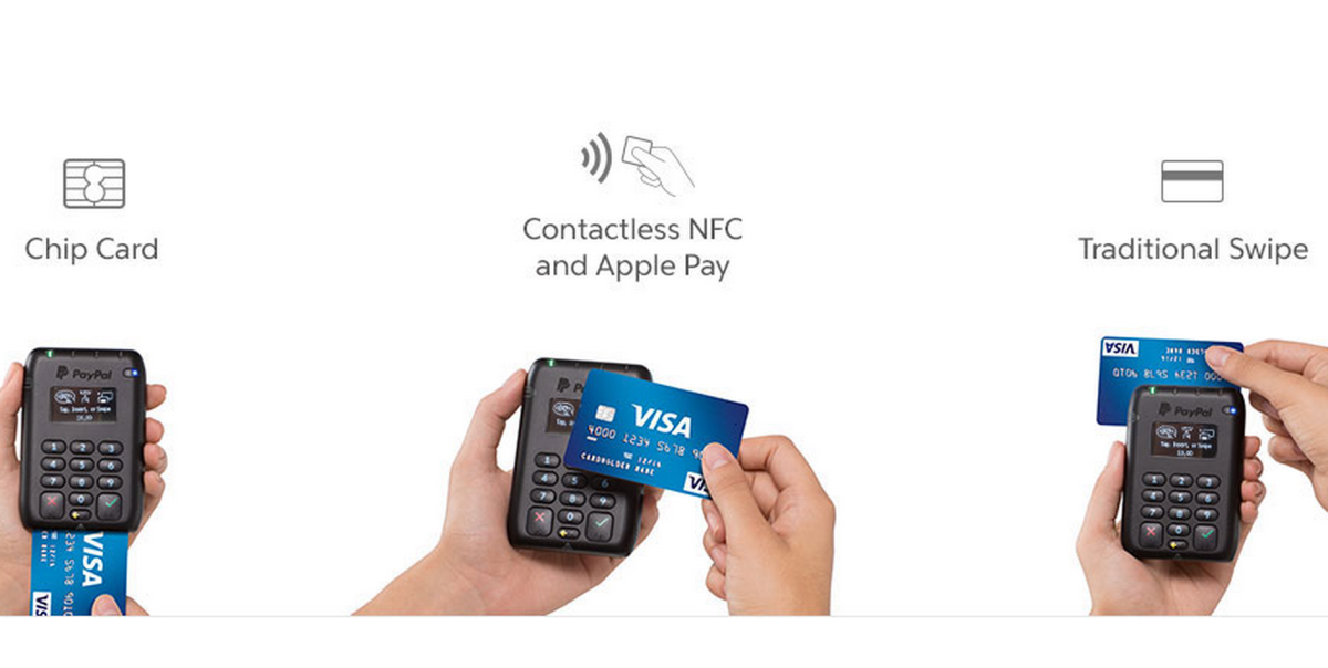 PayPal’s new chip card reader accepts Apple and Android Pay