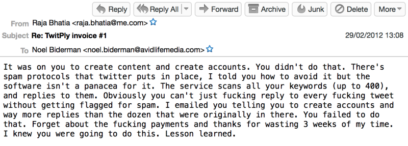 Emails between Ashley Madison's founder and CTO see them trying to figure out how to effectively spam Twitter