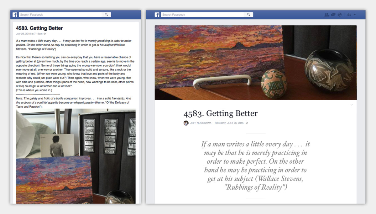 Facebook turns Notes into a blogging platform with revamped interface