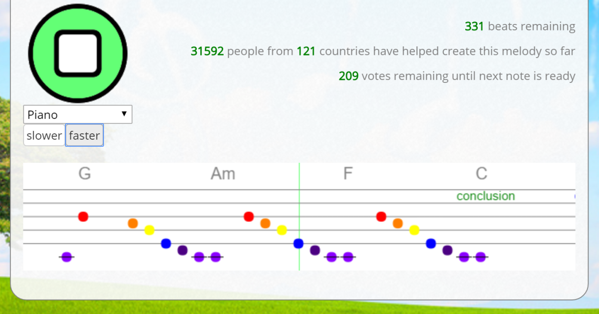 This is what happens when 30,000 people try to compose a single song (it’s pretty good!)