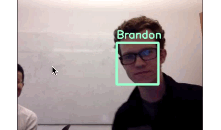 Watch this open-source program recognize faces in real time
