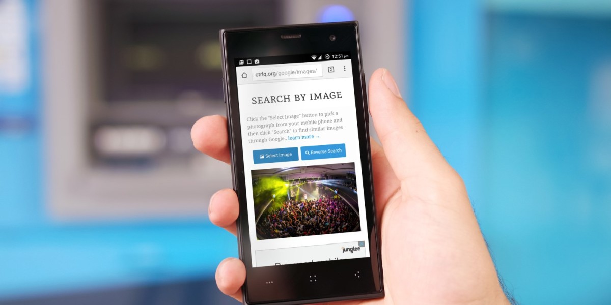 Use Google reverse image search on your phone