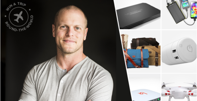 Win an incredible round-the-world trip worth $4,000 and meet Tim Ferriss!