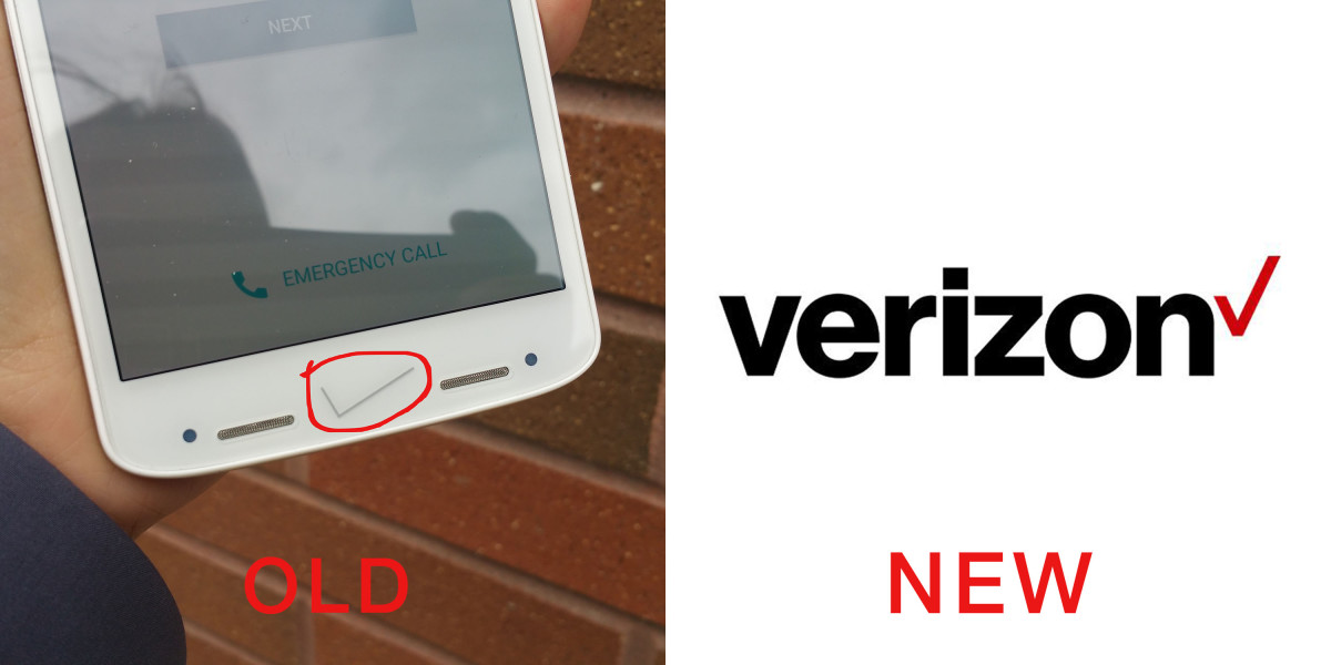 Verizon completely forgot to use its new logo on the Droid Turbo 2