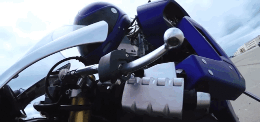 Yahama built a motorcycle-riding robot (but don't worry, it's no DARPA... yet) motobot