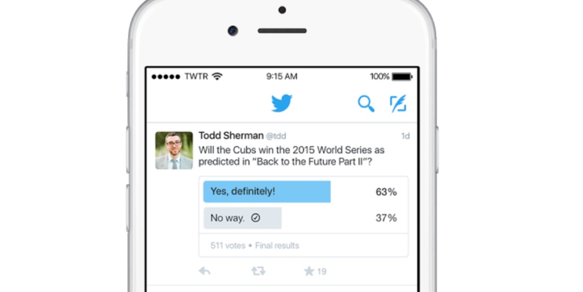 Twitter polls are now rolling out to all users