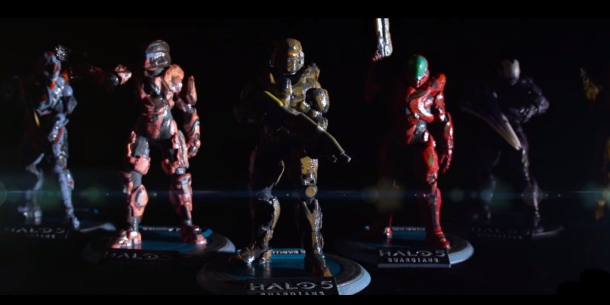 You can now order a custom 3D printed figure of your own Halo 5 Spartan