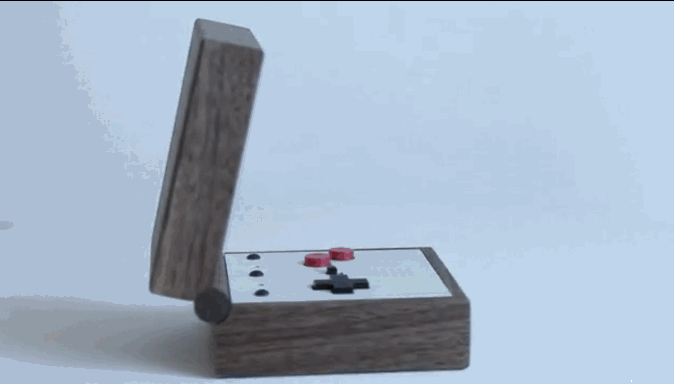 Try not to cry over the beauty of this handmade handheld console