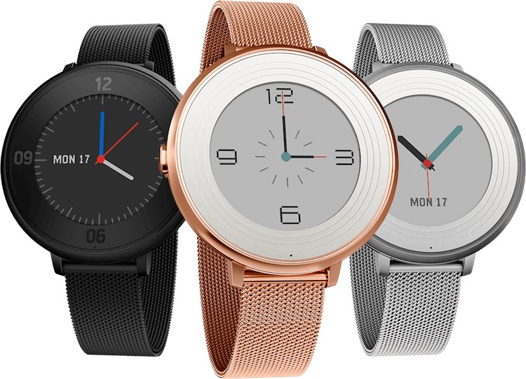 The Pebble Time Round weighs only 28g and offers two days of battery life