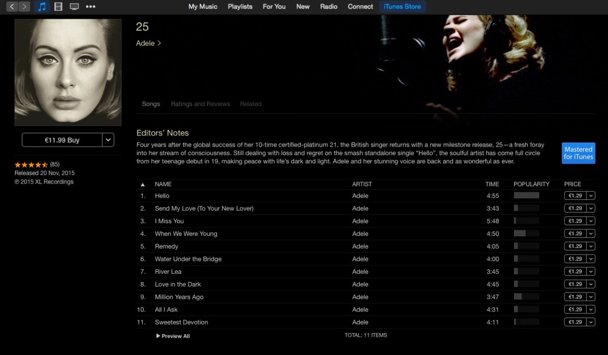 No, Adele’s new album did NOT sell out on iTunes