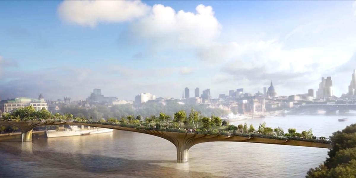 London’s Garden Bridge will ban drones and monitor visitors through Wi-Fi and CCTV