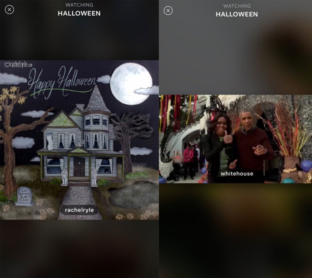 Instagram's Halloween Live Story