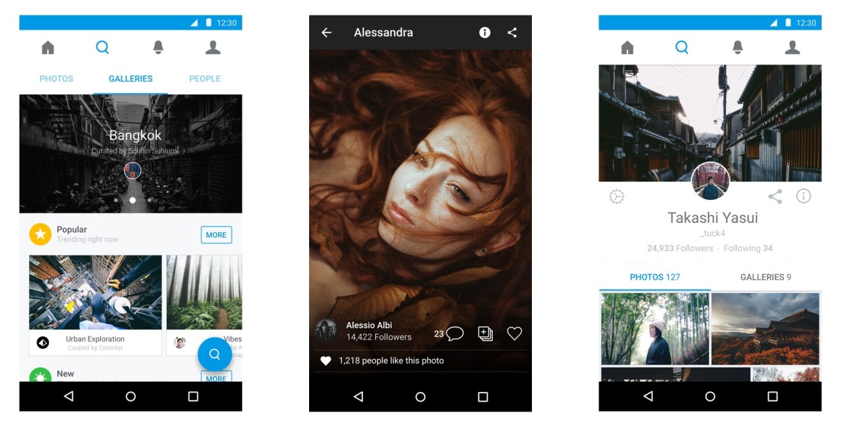 500px hits Apple TV while its Android, iOS and Web apps get new ‘Galleries’ feature