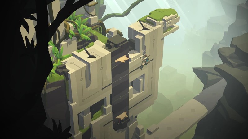 Lara Croft GO offers challenging puzzles and beautiful visuals