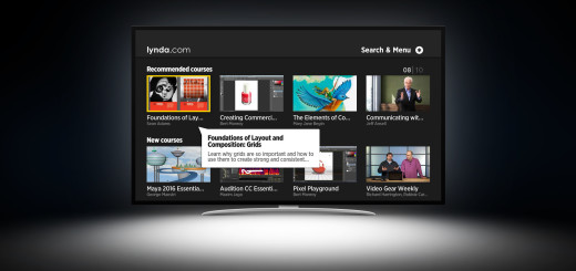 Lynda Roku app_dashboard_logged in