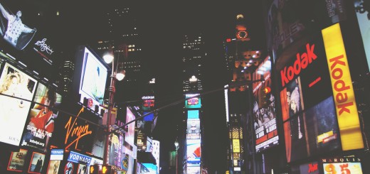 NYC night ads
