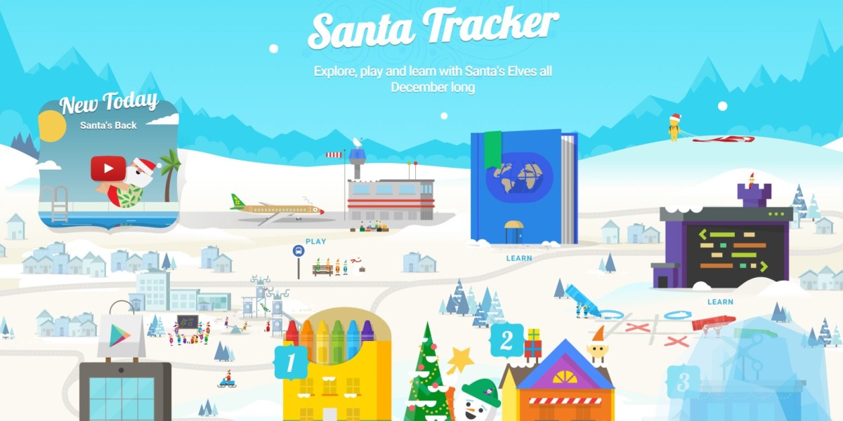 Google brings coloring activities, coding and learning to its revamped Santa Tracker
