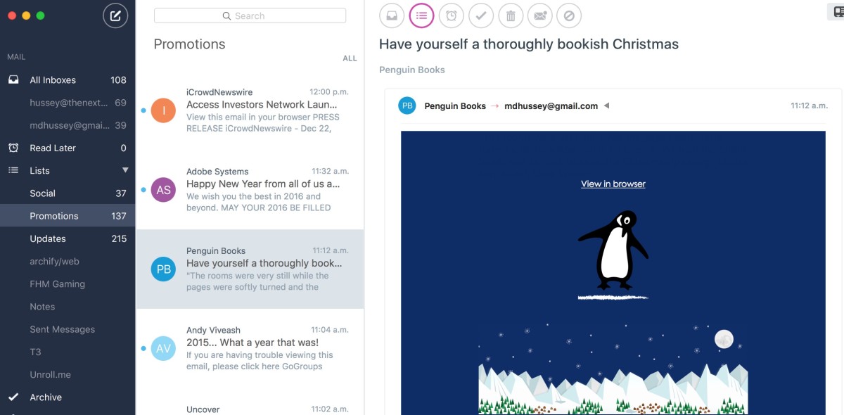 TNW’s Apps of the Year: Polymail is the first mail app I genuinely love