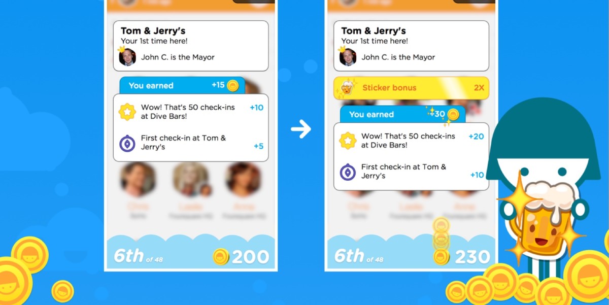 Foursquare’s Swarm gets an in-app virtual currency