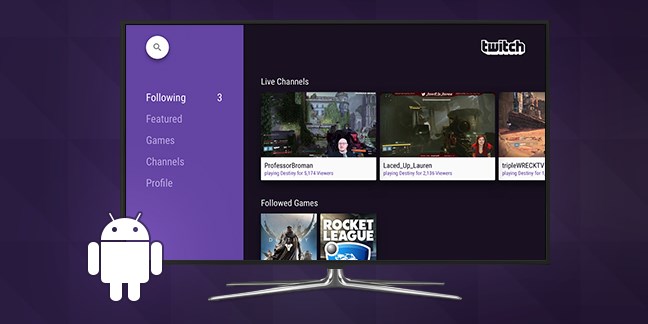 Twitch adds support for Android TV and improved private messaging