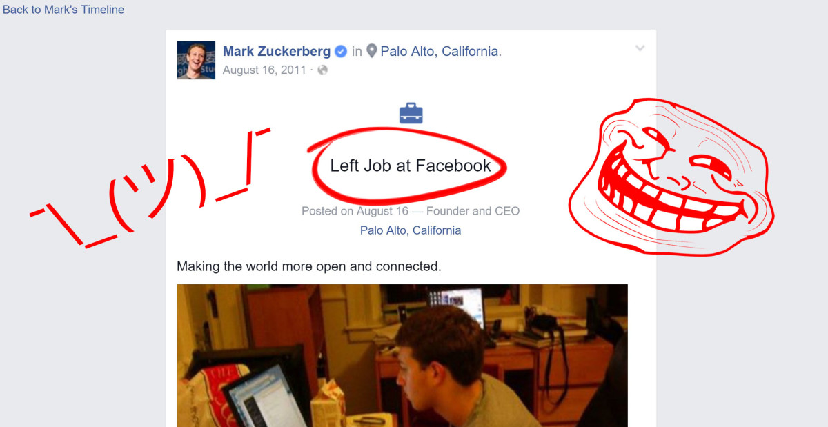 This URL bug tricks Facebook into thinking Mark Zuckerberg quit his job [Update: Fixed]