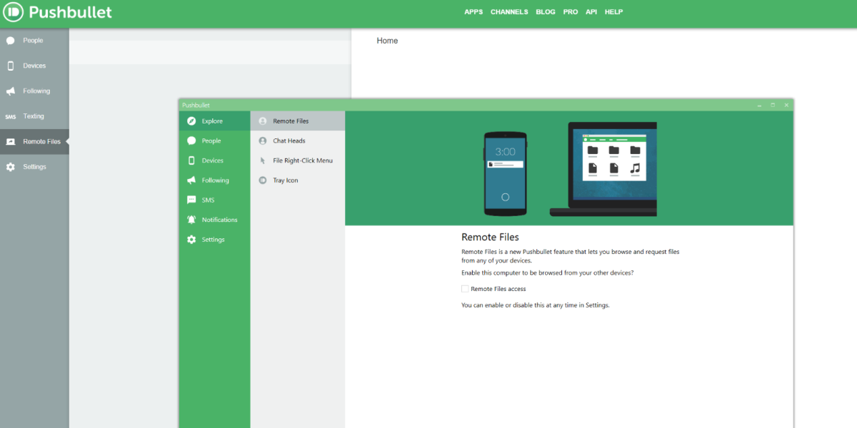 Pushbullet’s handy new feature lets you browse and request files from any of your devices