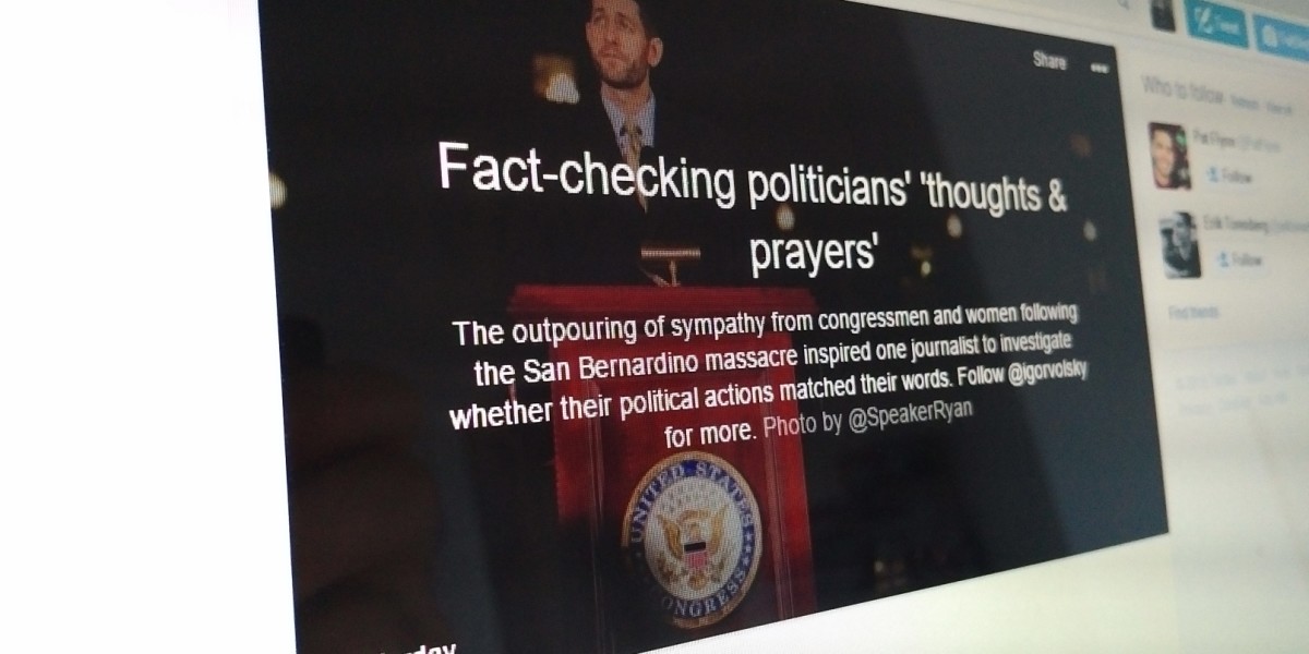 Twitter Moments is being used to call out politicians tweeting about mass shootings