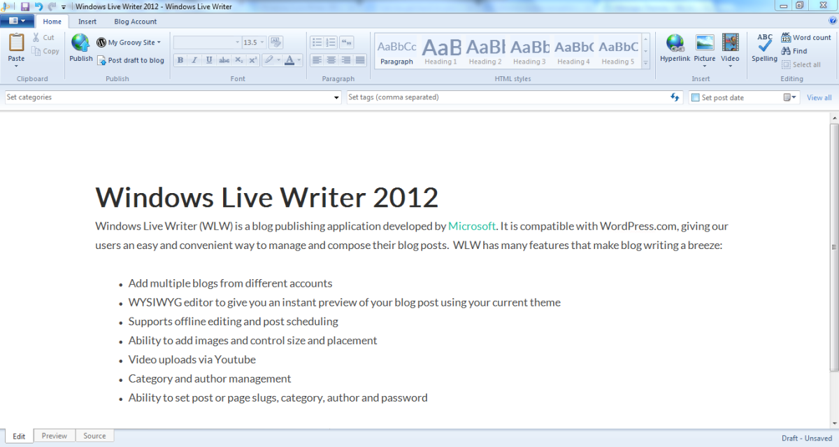 A team of Microsoft developers revived Windows Live Writer, then open sourced it