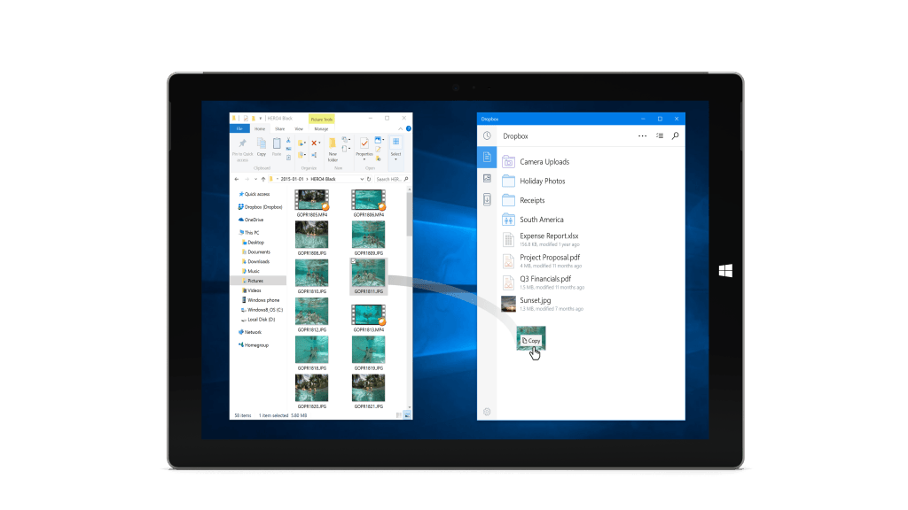 Dropbox’s new Windows 10 app lets you use your face as a password