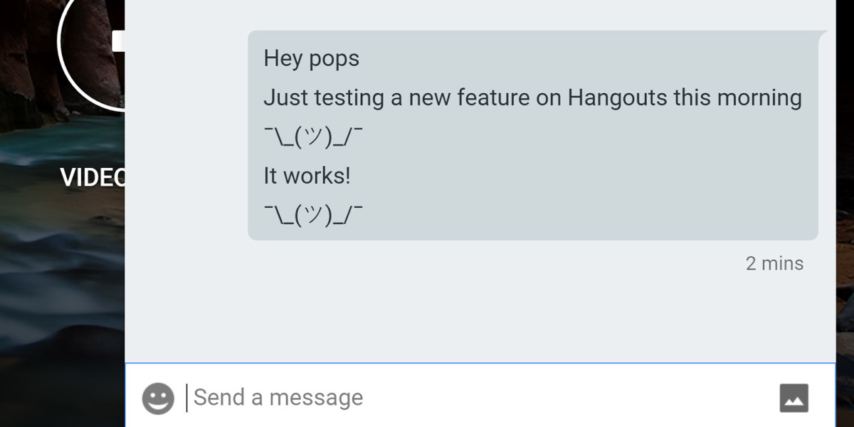 Type a ¯\_(ツ)_/¯ in Hangouts with a simple shortcut