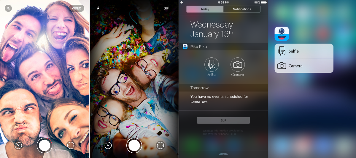 Piku Piku lets you record GIFs with live filters on your iPhone