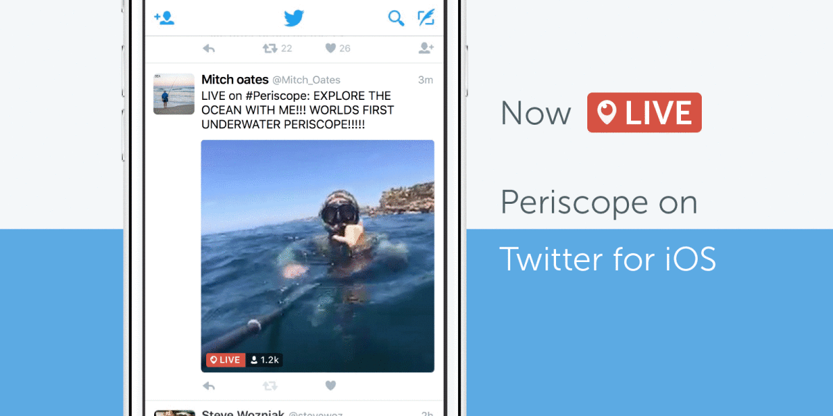 Periscope broadcasts will now play automatically in your Twitter feed