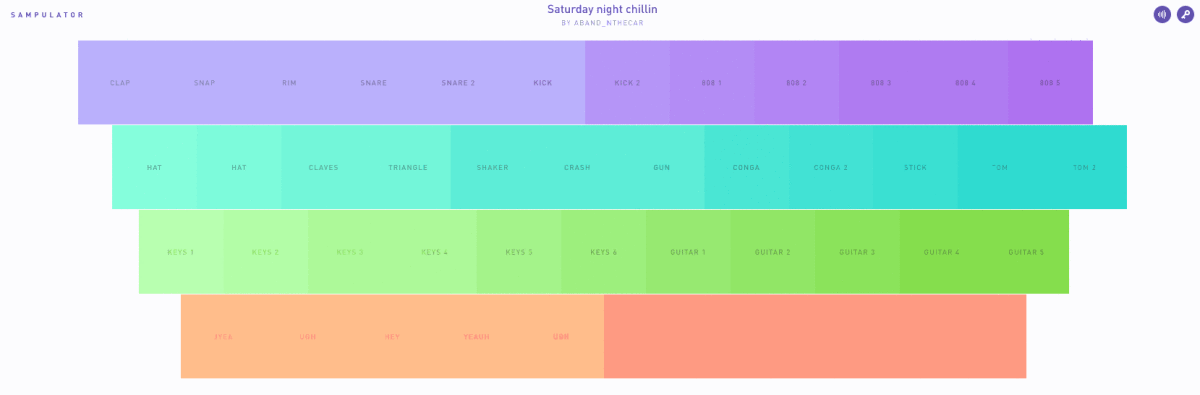 Make catchy music right in your browser with Sampulator