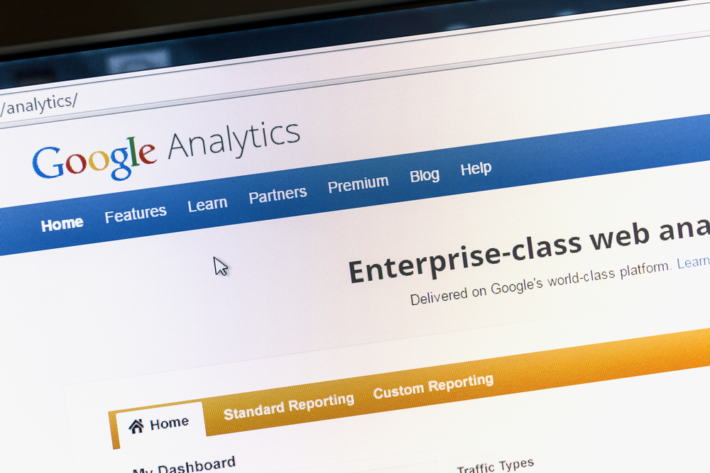 Google Analytics Screen