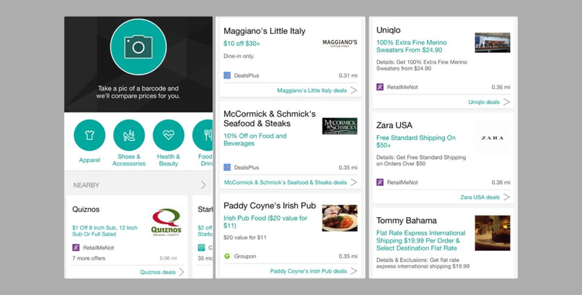 Bing for iOS and Android will now find you nearby deals and better gas prices