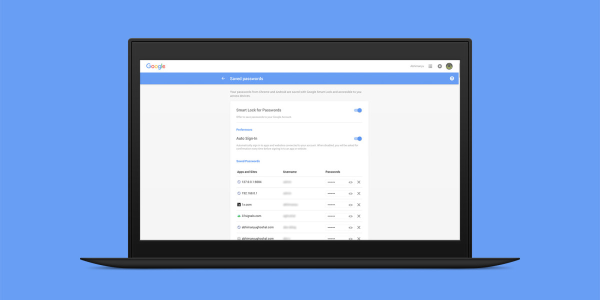 Find Chrome’s saved passwords from any browser