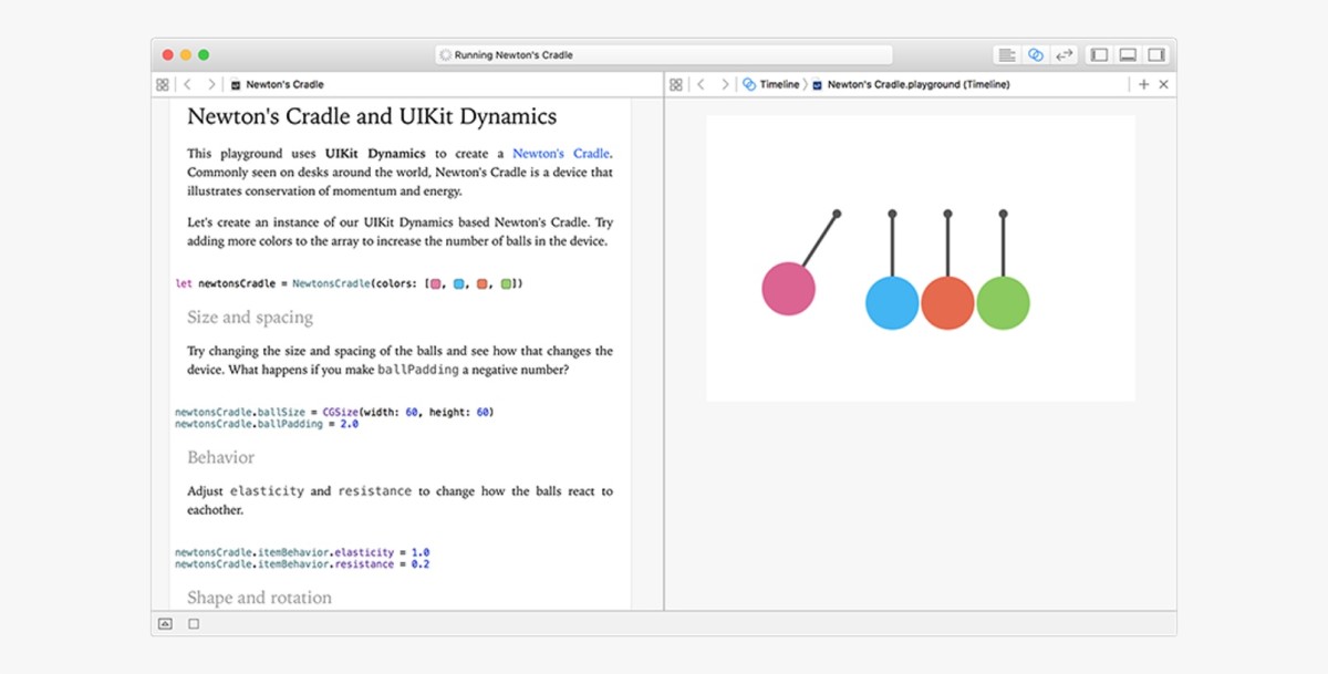 Xcode 7.3 beta build adds awesome new Interactive Playgrounds feature for Swift apps