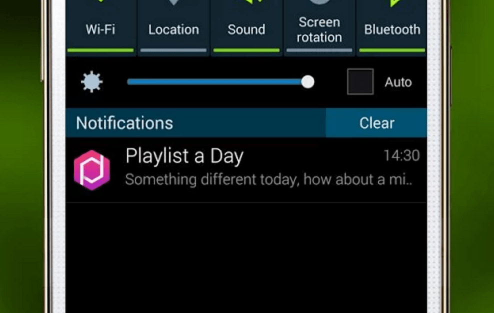 There’s an app that delivers a new playlist to your lock screen every day