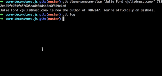 Blame someone else