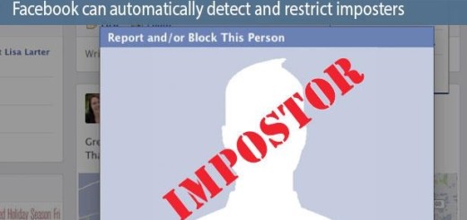 patent facebook imposter