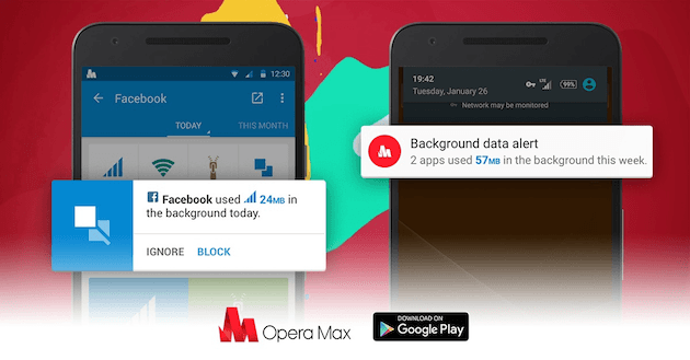 Opera Max now sends alerts about apps that are draining your data