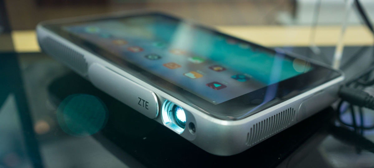 ZTE stuck a tablet on the back of a projector for no apparent reason
