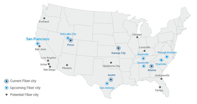 Google Fiber will serve San Francisco with aid of existing infrastructure