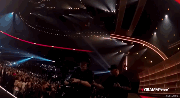 Wow, those GoPro-ed Grammycams turned out to be super awkward