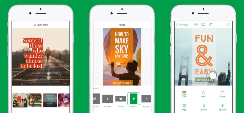 Adobe Post update supports sizable images and fine-tuned filters