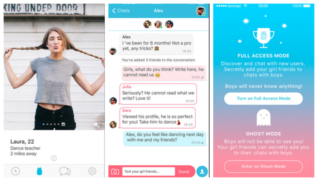 This dating app lets girls have friends spy on their conversations with dates