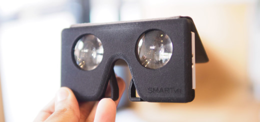 This Google Cardboard VR headset is the size of an iPhone 5 Dodocase SmartVR Cardboard-4